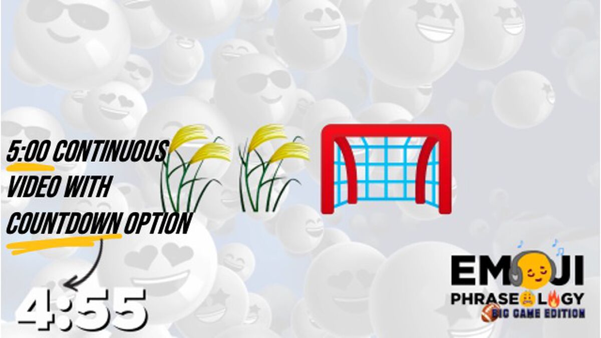 Emoji Phraseology - Big Game Edition image number null